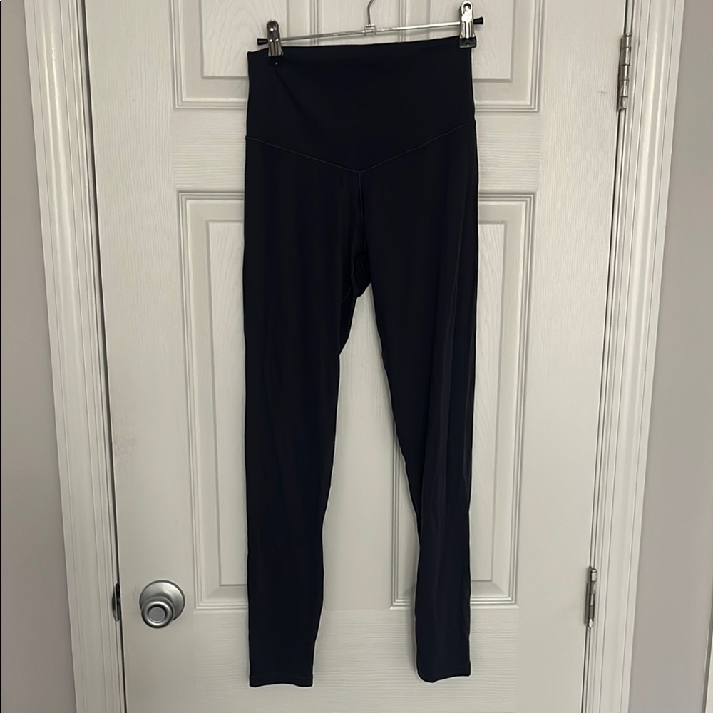 Navy High-Waisted Leggings aerie size medium tall